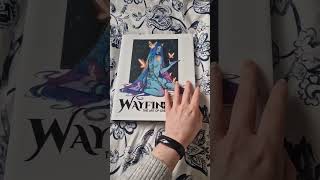 opening the stunning book Wayfinder The art of Gretlusky 🥰 3dtotalpublishing [upl. by Adyahs]