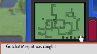 THE EASIEST MESPRIT METHOD How to Catch Mesprit In Pokemon Brilliant Diamond amp Shining Pearl [upl. by Epoillac]