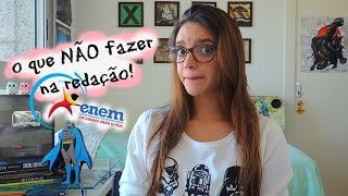 10 coisas que você NÃO DEVE fazer na Redação do ENEM  Débora Aladim [upl. by Honeyman]