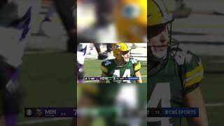 Packers Kicker Brayden Narveson hits BOTH uprights nfl week5 packers vikings rams nflmemes [upl. by Aitsirk]