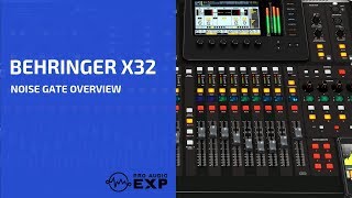 Behringer X32 Noise Gate Overview from 2 hour DVD [upl. by Atiuqad]