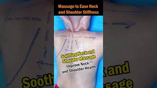 Massage to Ease Neck and Shoulder Stiffness neckmassage shouldermassage neckhealth bodymassage [upl. by Oiramej]