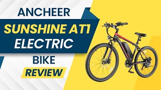 ANCHEER Sunshine AT1 Electric Bike Review [upl. by Ettenim503]