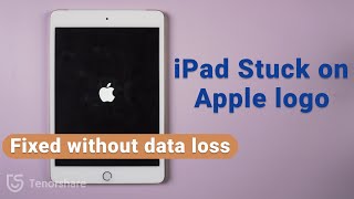 iPad Stuck on Apple logo  Fixed without data loss 2021 [upl. by Norvun]