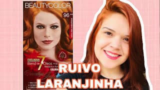 CLAREANDO O RUIVO SEM DESCOLORIR  em casa Beauty Color 9644 [upl. by Galligan]