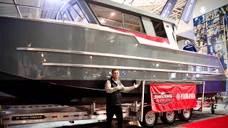 2024 Boat Show at Lumen Field  “Bering Marine 34’ Catamaran” 3 Rivers Marine [upl. by Arracot]