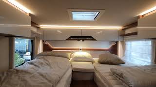 Seven metre integrated Hymer motorhome tour  BMC 580 [upl. by Carena691]