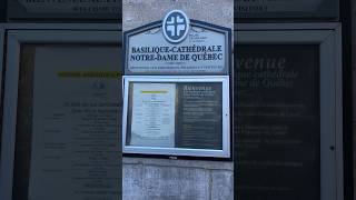 Basilica Cathedrale Notre Dame Quebec City Canada [upl. by Kindig]