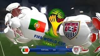 Portugal gegen USA  WM 2014 in Brasilien ACHTELFINALE  Let´s Play Fifa 14  POR 05 [upl. by Enois]