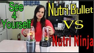 Nutri Bullet vs Nutri NinjaWhich one is best See for Yourself [upl. by Eng]