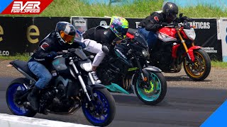 Yamaha MT09 🆚 GSXS750 🆚 Yamaha FZ1 🆚 MT07 🔥 CBR1000RR 🔥 DRAG RACING Barranquilla 2023 [upl. by Nylaf]