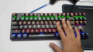 Ant Esports MK1000 Mechanical Keyboard Light Functions info [upl. by Ergener]