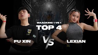 WAACKING 1V1 BATTLE TOP 4  LEXIAN VS FUXIN [upl. by Royd]