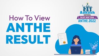 How to view ANTHE Result  Aakash BYJUS [upl. by Nellaf278]