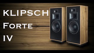 KLIPSCH FORTE IV the perfect first big speaker choice [upl. by Letsyrhc]