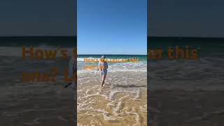 Worlds worst cast lol fishing beachcamp fish cookingoutdoors beach beachfishing funny [upl. by Byran448]