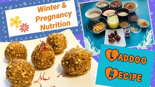 Winter amp Pregnancy Ladoo Recipe  Healthy Ladoo During amp After Pregnancy 🤰 preganacyladoo [upl. by Stelu]