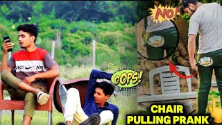 Chair Pulling Prank😁Best ReactionsMrAwaisAJ AHSANnew prankPrank in PakistanFunny prank [upl. by Violetta]