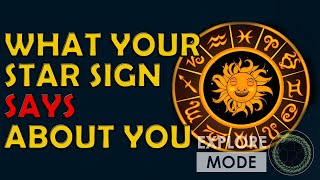 What your Zodiac Star Sign says about you Astrology Explained  Myth Stories amp Explore Mode Collab [upl. by Mareah557]