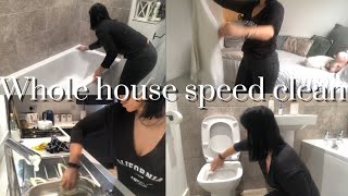 Whole house speed clean  clean with me UK  cleaning motivation house reset [upl. by Iblok]