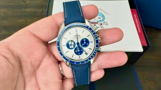 Unboxing the Omega Speedmaster Silver Snoopy Edition  50th Anniversary [upl. by Atsillac]