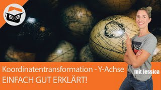 Koordinatentransformation  Schnittwinkel  Berechnen  yAchse  Beispiel  Einfach gut erklärt [upl. by Mehala624]