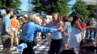 Zydeco Dancing at Portland Waterfront Blues Festival [upl. by Samau827]