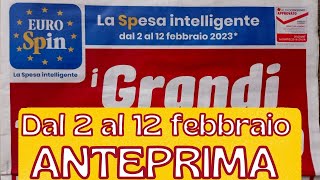 Volantino EUROSPIN dal 2 al 12 febbraio ANTEPRIMA [upl. by Aleet908]