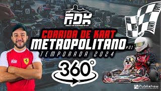 Corrida de Kart 360º  Metropolitano 01 META KART  BARRA DA TIJUCA  RJ  F1DK  Publishow ps [upl. by Ahsaya]