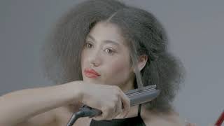 Remington UK  Straightening Afro Hair with Remington Keratin Protect Straightener [upl. by Erelia875]