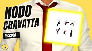 Nodo Piccolo alla Cravatta in 90 secondi  Tutorial Facile [upl. by Panayiotis]