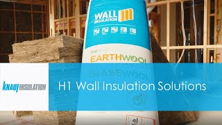 H1 Wall Insulation Solutions  Earthwool ® glasswool insulation [upl. by Diskson]