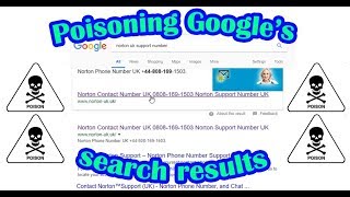 Poisoning Googles search results [upl. by Airekal]