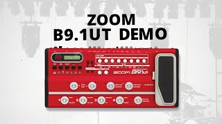 Zoom B91ut Bass Guitar Multi Effects Demo [upl. by Acissehc]