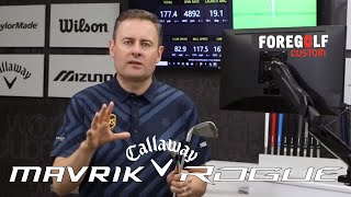 Rogue vs Mavrik  Callaway Irons Fitters Test callawayirons [upl. by Dajma53]