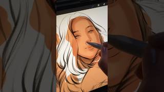 Drawing skin in the Procreate with my IPad 🖤 do you like it procreate art digitalpainting [upl. by Ahsilram125]