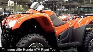 MotoUSA Honda ATV Timmonsville Factory Tour [upl. by Fleisig]