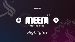 Meem23 Meelad Art Fest Highlights  Liwaaussunnah dars students association [upl. by Burkhard]