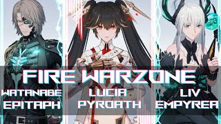 Punishing Gray Raven SSS New Lucia  Pyroath  Fire Warzone Demonstration [upl. by Mettah]