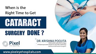 When do you need cataract surgery  Cataract surgery  Eye  DrKrishna poojita  Pixel eye hospital [upl. by Viviene]