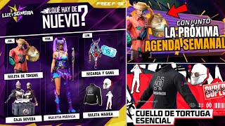 🔥LA PRÓXIMA AGENDA SEMANAL DE FREE FIRE DE JUNIO 2024 CUELLO DE TORTUGA ESCENCIAL EVENTOS GRATIS [upl. by Portia]