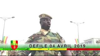 DIAMBAR YI les moments forts du défilé de 04 avril avec les commandos et les parachutistes [upl. by Kerk202]