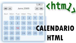 Implementacion Calendario En Html [upl. by Helena]