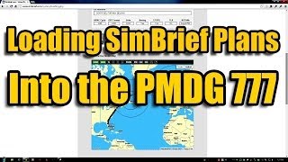 SIMBRIEF AND THE PMDG 777 IN FSX [upl. by Anaujat961]