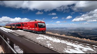 14115 feet of fun  Pikes Peak Cog Railway [upl. by Aratihc270]