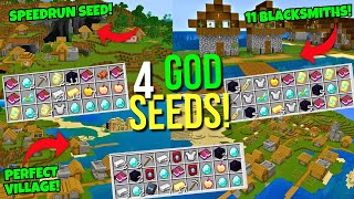 🔥SEEDS Best Seeds for Minecraft 121 Bedrock Edition best survival seeds [upl. by Ainigriv518]