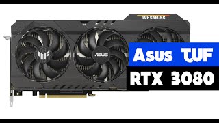 Asus RTX 3080 TUF Gaming  Noise Temperatures Coil Whine test  350W OC amp Silent  Cooler Test [upl. by Claire]