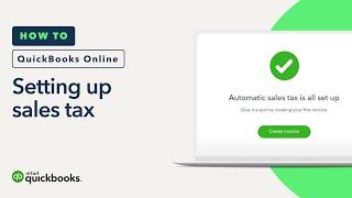 How to set up sales tax in QuickBooks Online [upl. by Koerner65]