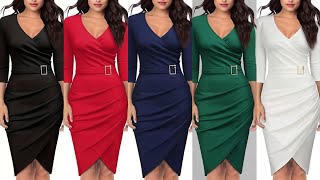 Best amp Exoctic Bodycon officwear dresses ideas [upl. by Rovaert]