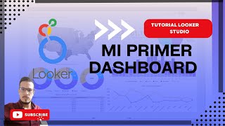 TutorialMi Primer Dashboard Looker Studio [upl. by Marigold]